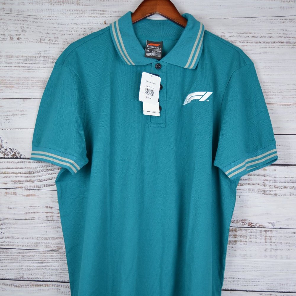 Formula One Fundamentals Short Sleeve Polo Official Mens XL NWT